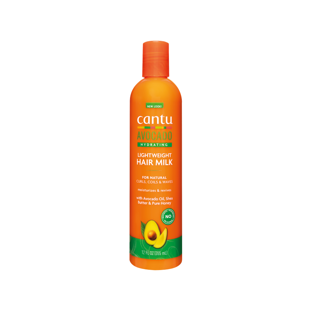Cantu Avocado Hydrating Hair Milk: https://cpm-api.iamdev.co.uk/storage/products/1156/pack image.png